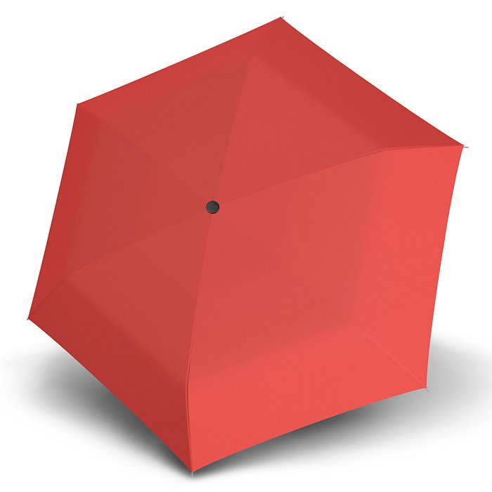 Doppler Mini Slim Carbonsteel UNI 25 - dámský plochý skládací deštník oranžová