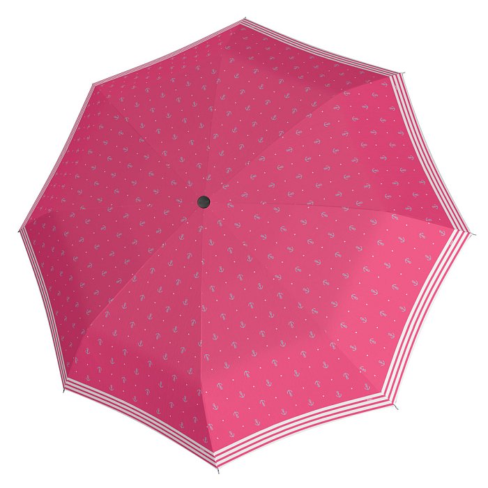 Doppler Mini Fiber SAILOR - dámský skládací mechanický deštník růžová