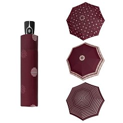 Doppler Magic Fiber TIMELESS RED - dámský plně-automatický deštník