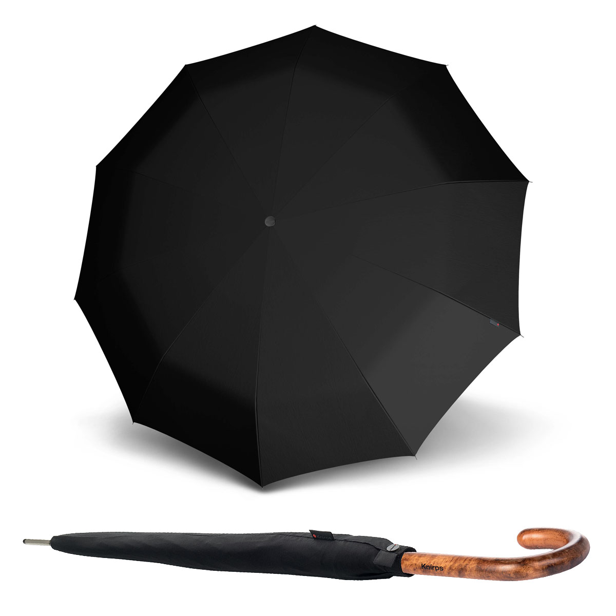Knirps T.771 Long Automatic Black - pánský holový deštník