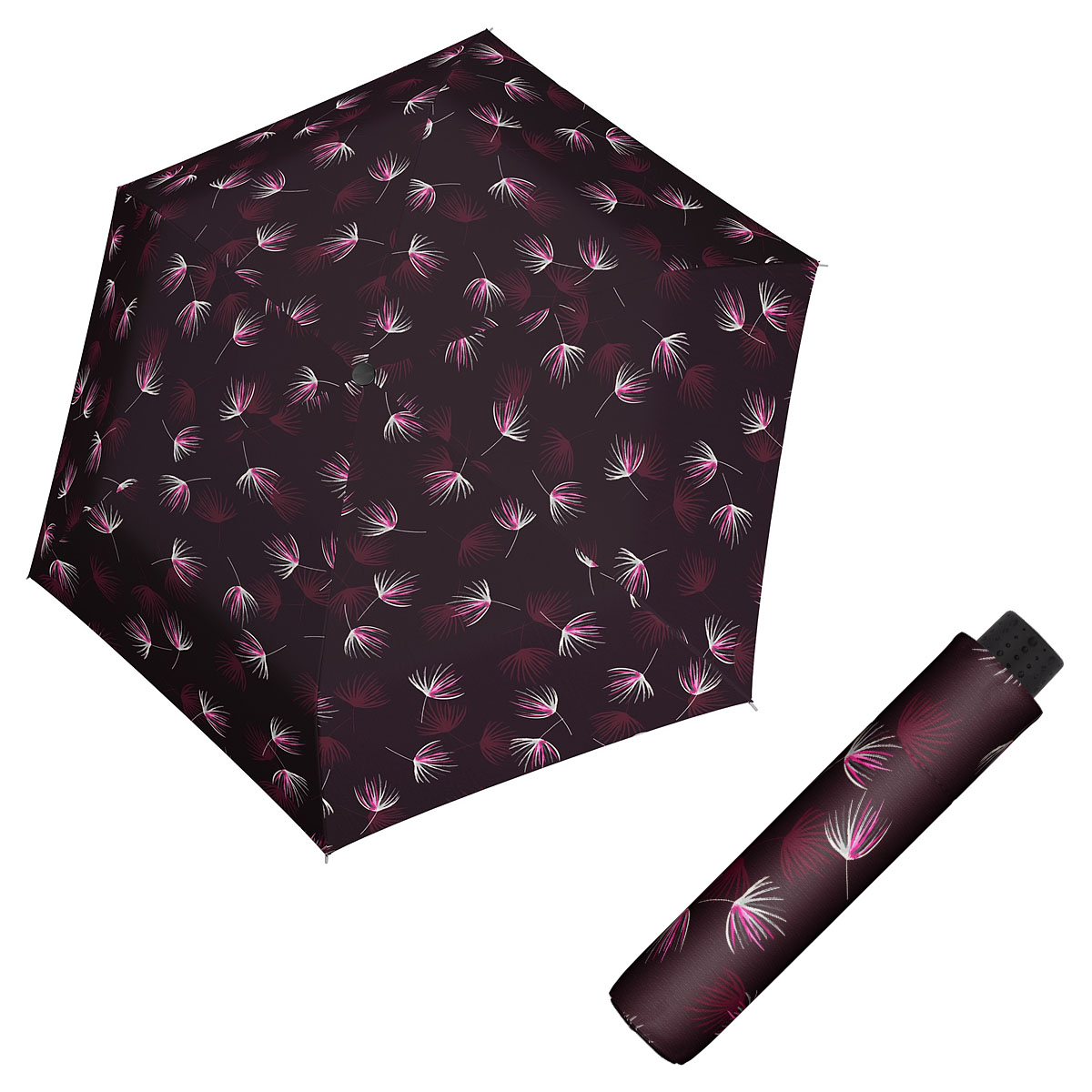 Doppler Havanna Fiber DESIRE - dámský ultralehký mini deštník vínová