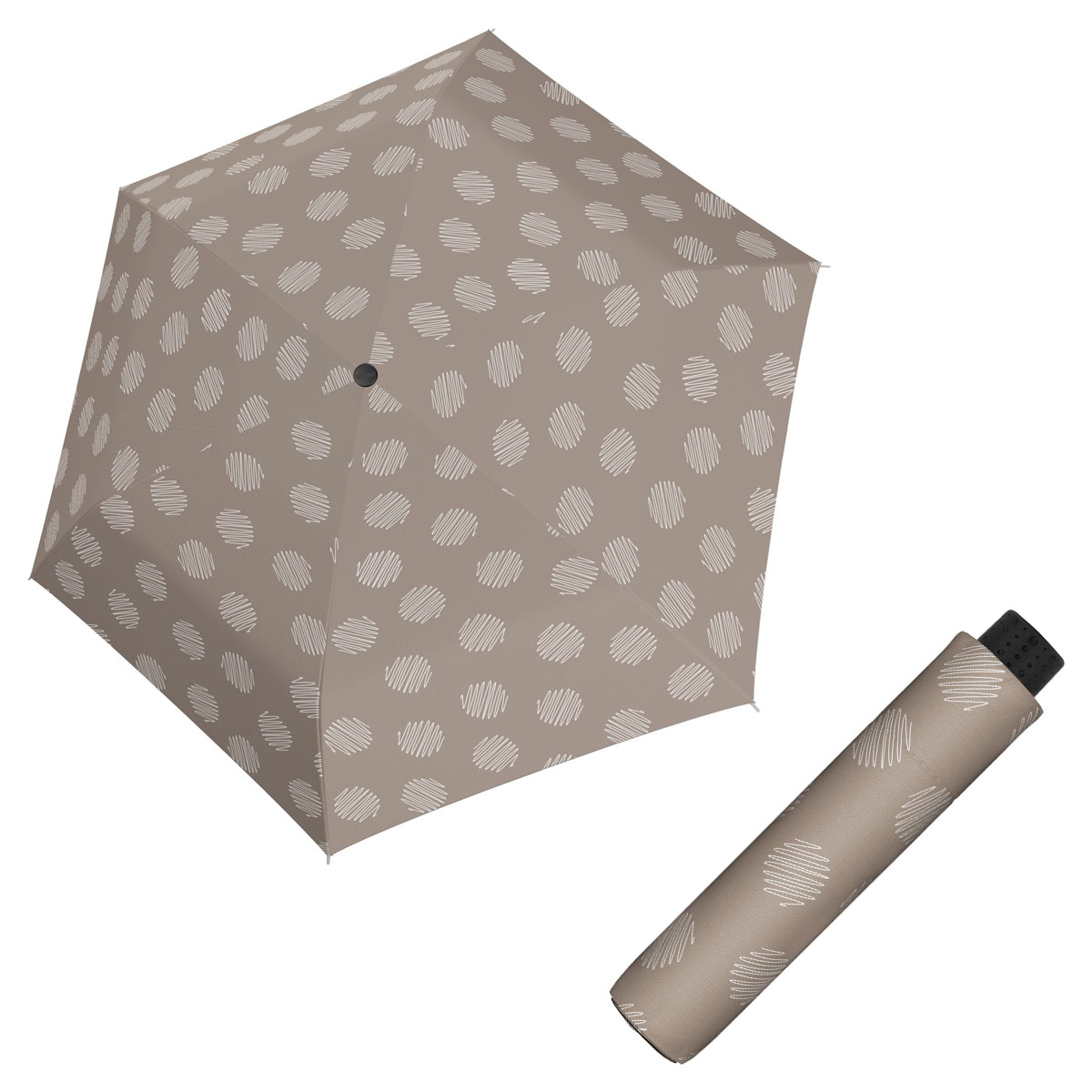 Doppler Havanna Fiber SOUL - dámský ultralehký mini deštník béžová