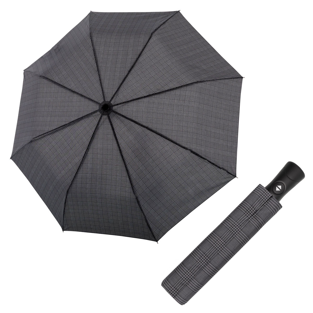 Doppler Magic Fiber Superstrong vzor - pánský plně-automatický deštník káro