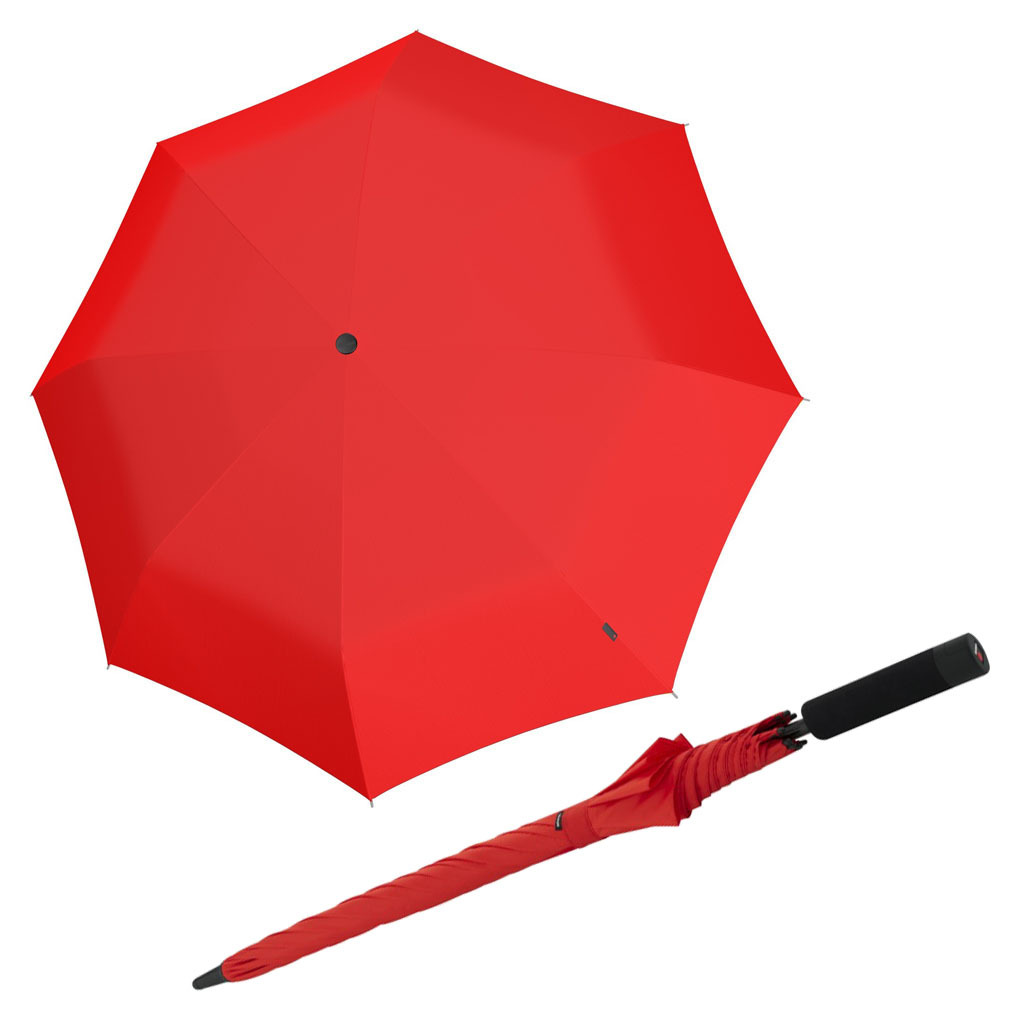 Knirps U.900 Ultra Light XXL Manual - unisex holový deštník červená