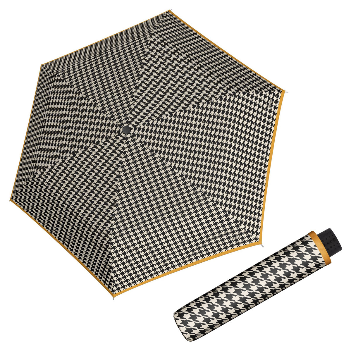 Doppler Havanna Fiber ELEMENT - dámský ultralehký mini deštník žlutá