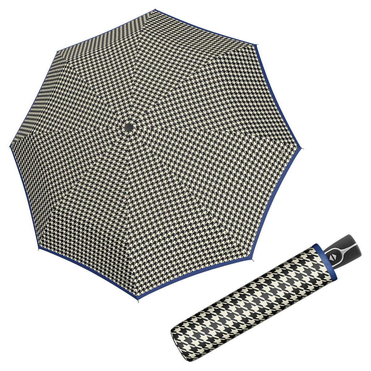Doppler Magic Fiber ELEMENT - dámský skládací plně-automatický deštník modrá