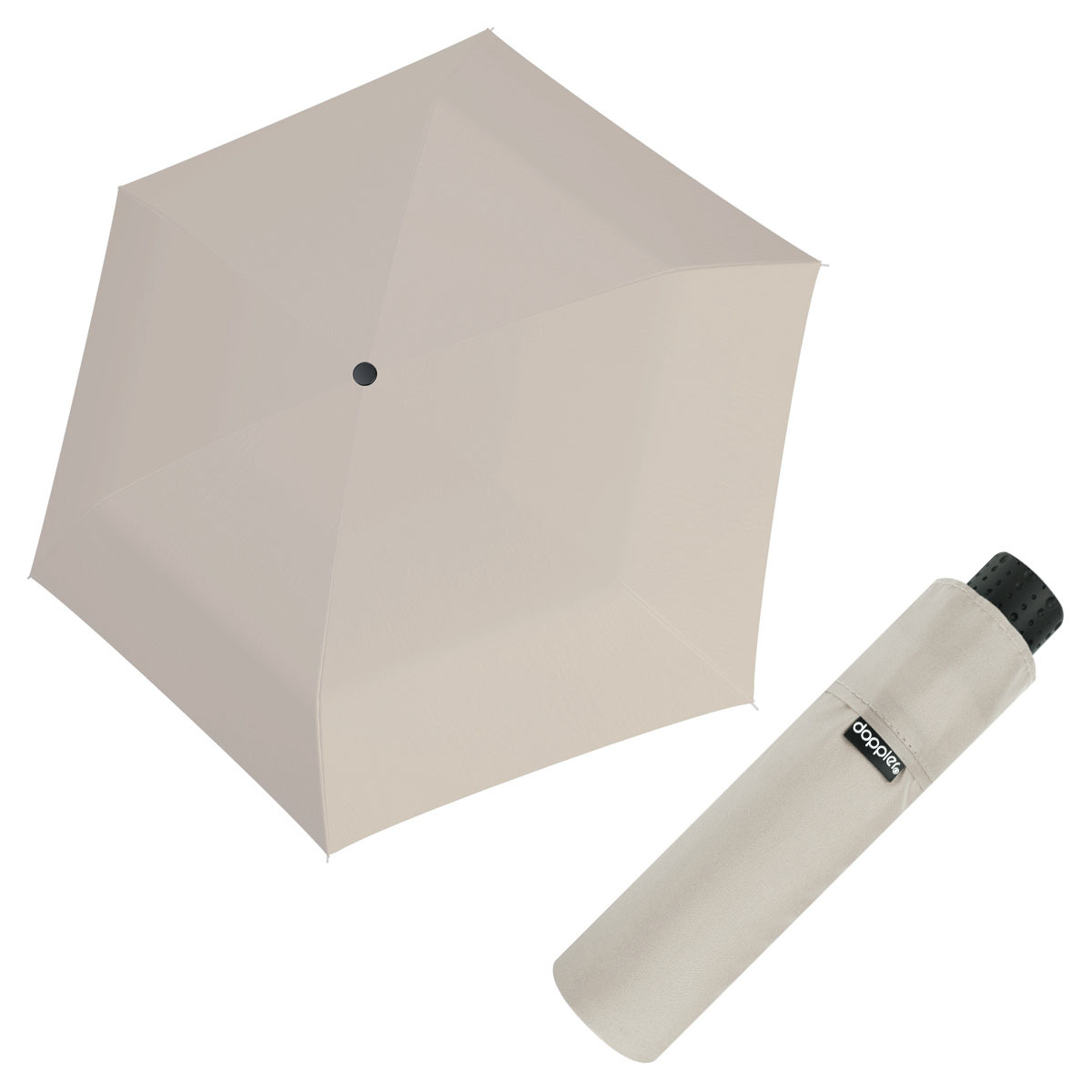 Doppler Havanna Fiber - dámský ultralehký mini deštník béžová