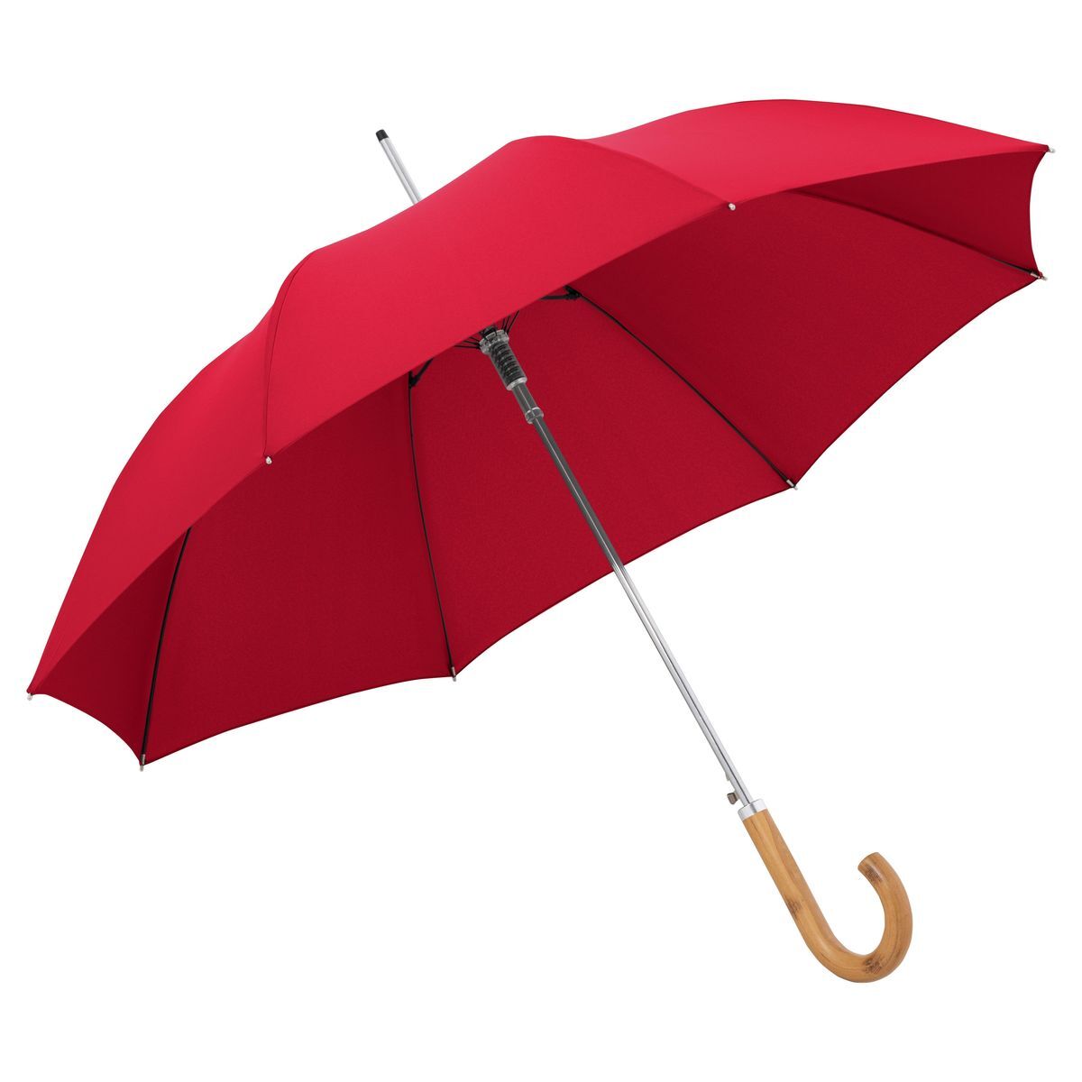 Doppler MIA Vienna Long AC - holový vystřelovací deštník červená