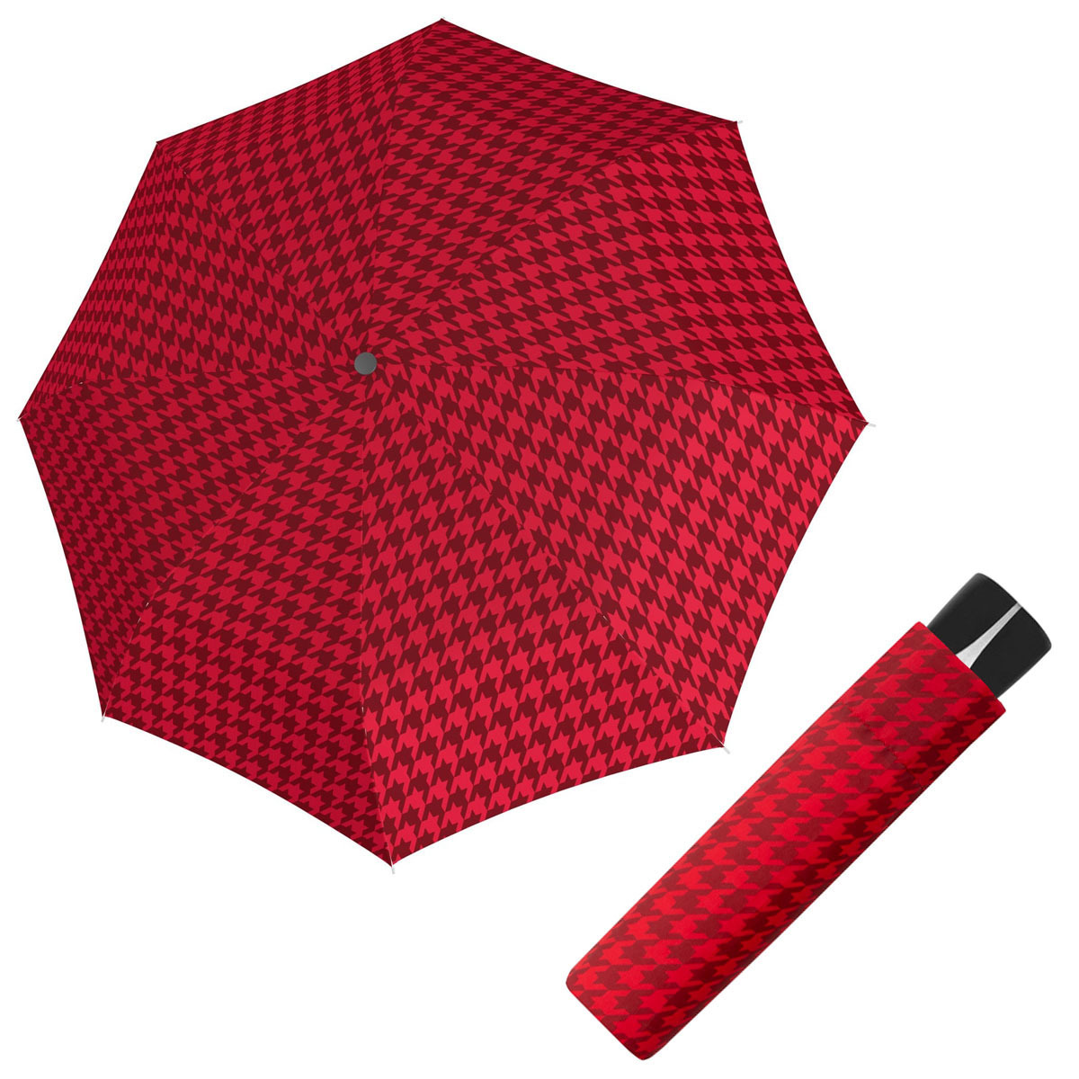 Doppler Mini Fiber DENVER - dámský skládací deštník červená