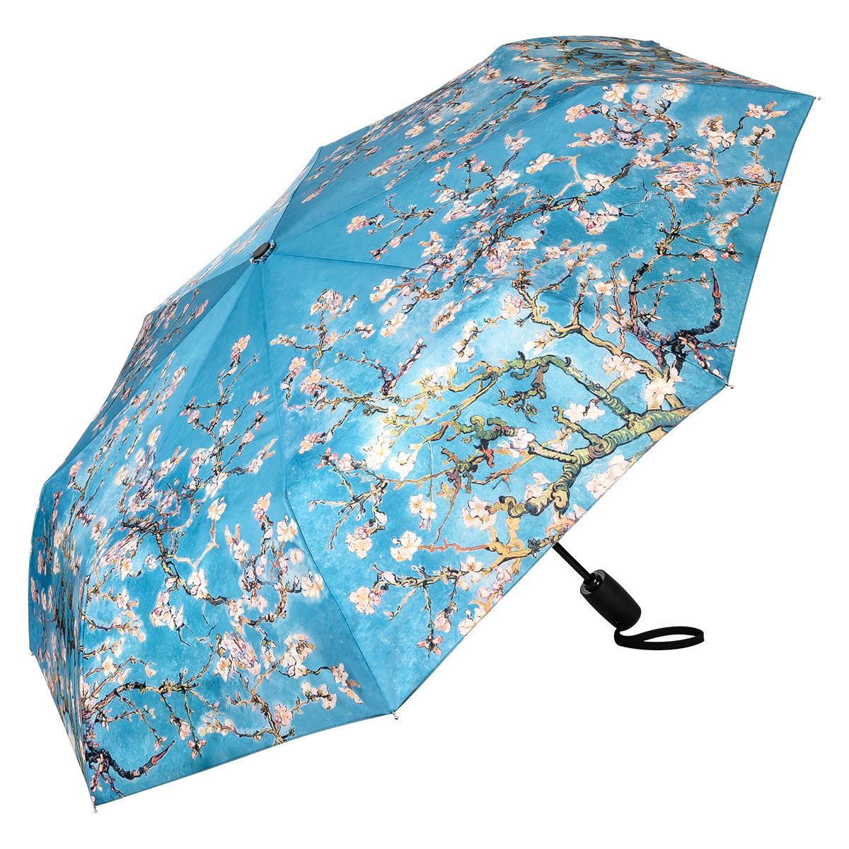 Von Lilienfeld Vincent van Gogh Almond Blossom "Mandlový květ" - dámský skládací deštník modrý