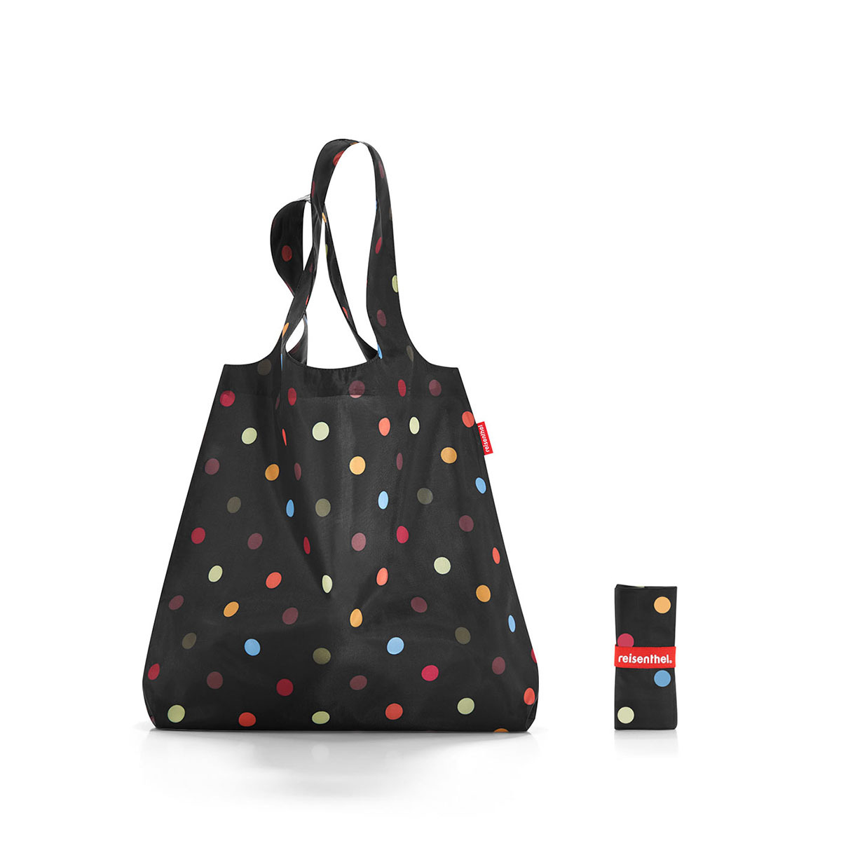 Reisenthel Mini Maxi Shopper Black skládací nákupní taška 15 l