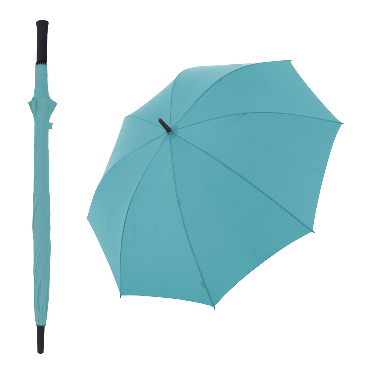 Doppler Zero Golf XXL - partnerský holový odlehčený deštník tyrkysová