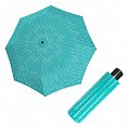Doppler Mini Fiber GLAMOUR - dámský skládací mechanický deštník, tyrkysový