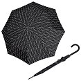 Doppler Fiber Flex AC BLACK & WHITE - dámský holový vystřelovací deštník