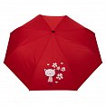 Dětský deštník Doppler Kid's Mini Light Kitty - červený otevřený