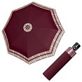 Doppler Magic Fiber TIMELESS RED - dámský plně-automatický deštník, bordura