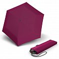 Knirps AS.050 Slim Small Manual - dámský skládací plochý deštník, vínový