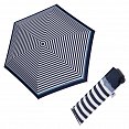 Doppler Mini Slim Carbonsteel DELIGHT - dámský plochý skládací deštník, modrý