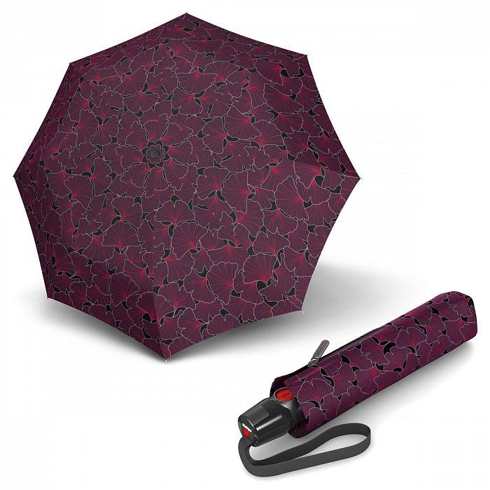 Knirps T.200 Medium Duomatic Life Pink - dámský plně-automatický deštník