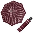 Doppler Magic Fiber TIMELESS RED - dámský plně-automatický deštník, proužky