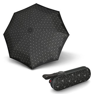 Knirps X1 Lotus Black - dámský skládací mini deštník