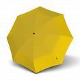 Knirps T.200 Medium Duomatic Yellow - dámský plně-automatický žlutý deštník, otevřený