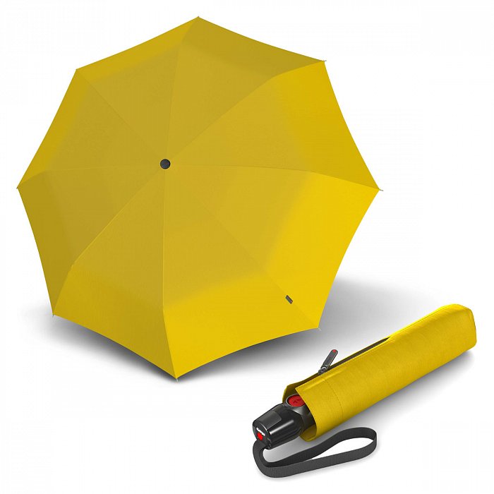 Knirps T.200 Medium Duomatic Yellow - dámský plně-automatický žlutý deštník