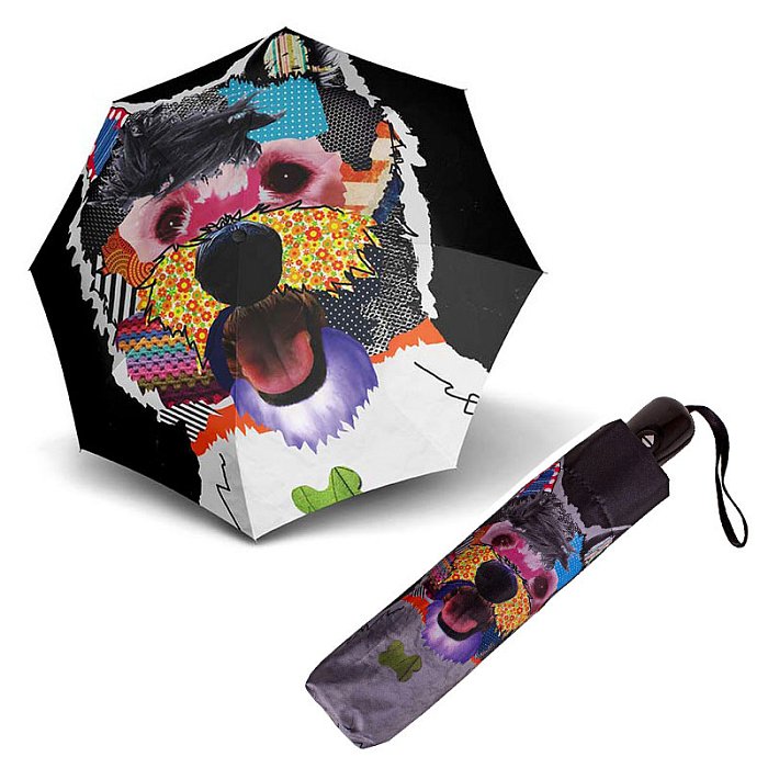 Doppler Magic MODERN.ART Patchdog - dámský plně-automatický deštník