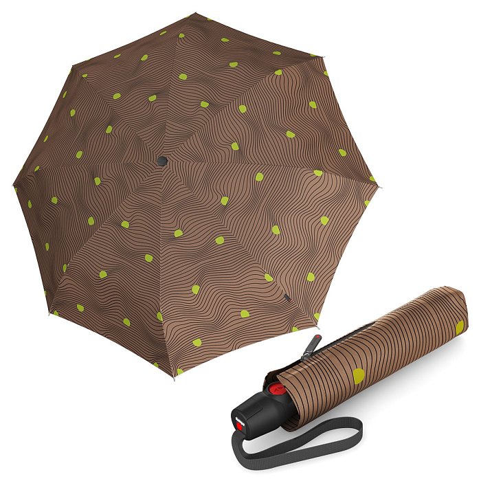 Knirps T.200 Medium Duomatic Mediate Taupe - dámský plně automatický deštník