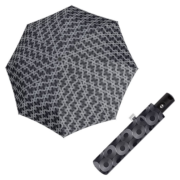 Doppler Magic Carbonsteel GLOW - dámský skládací plně-automatický deštník černá