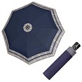 Doppler Magic Fiber TIMELESS BLUE - dámský plně-automatický deštník, borduura