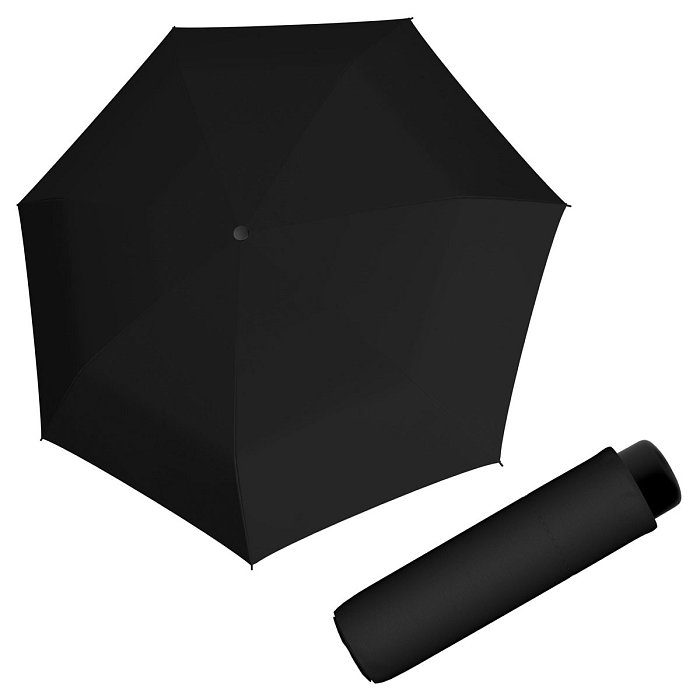 Doppler Fiber FUN černý - dámský mini deštník
