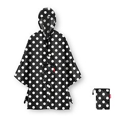 Reisenthel Mini Maxi poncho Dots White - dámská pláštěnka