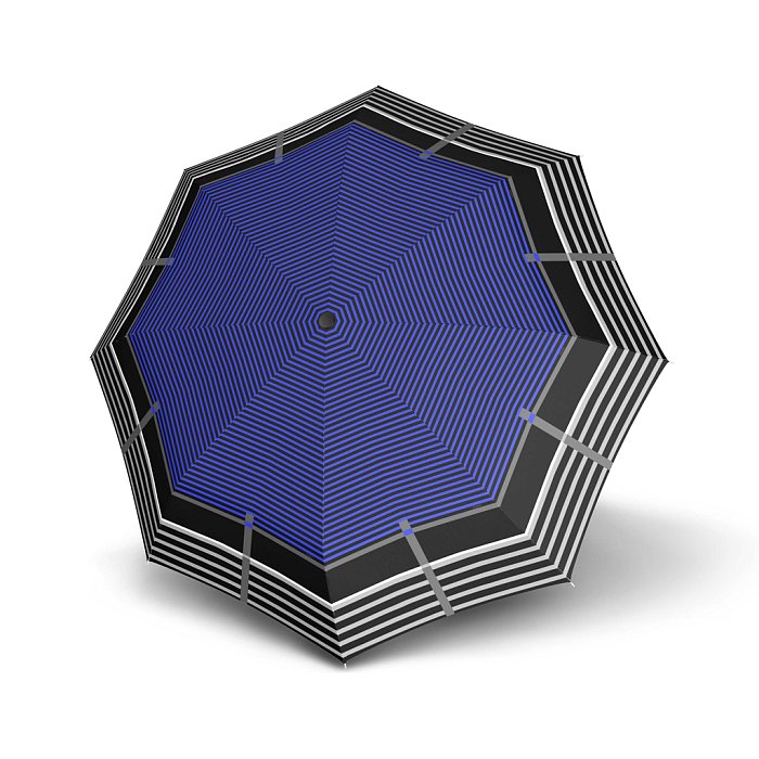 Doppler Magic Carbonsteel LETIZIA - dámský skládací plně automatický deštník modrá