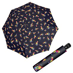 Doppler Magic Fiber Rainbow Cat - dámský plně-automatický deštník