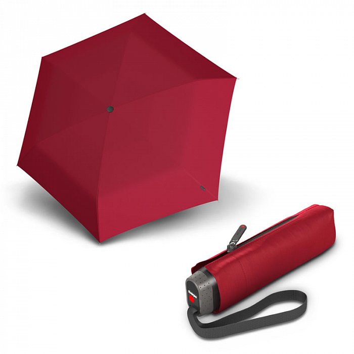 Knirps TS.010 Slim Small Dark Red - dámský skládací mini deštník