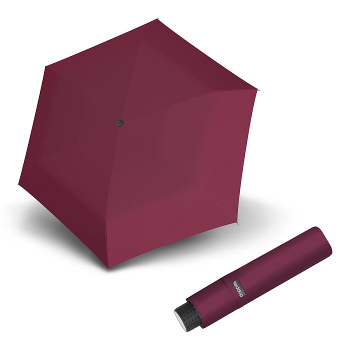 Doppler Havanna Fiber UNI 26 - dámský ultralehký mini deštník vínová