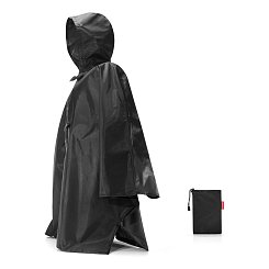 Reisenthel Mini Maxi Poncho Black - černá pláštěnka