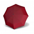 Dámský skládací mini deštník s UV ochranou T.010 Small Manual Knirps, tmavě červený otevřený
