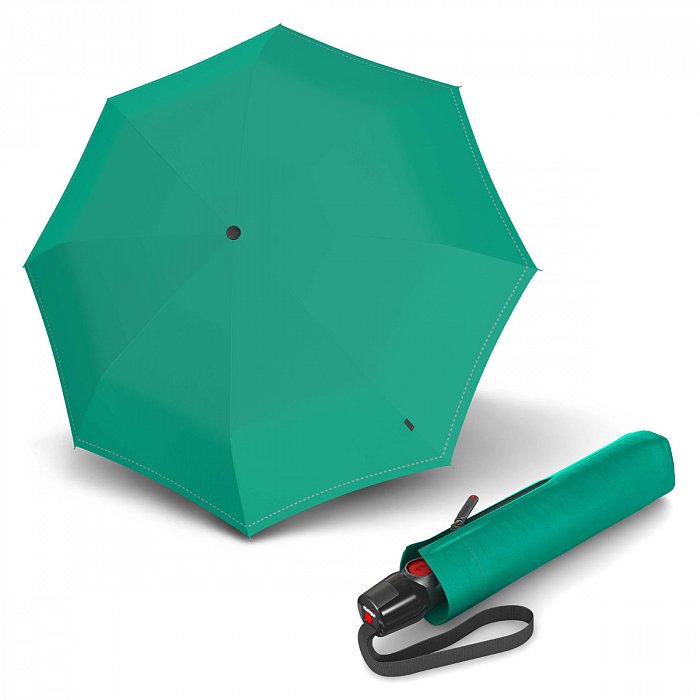 Knirps T.200 Medium Duomatic Mint - dámský plně-automatický deštník