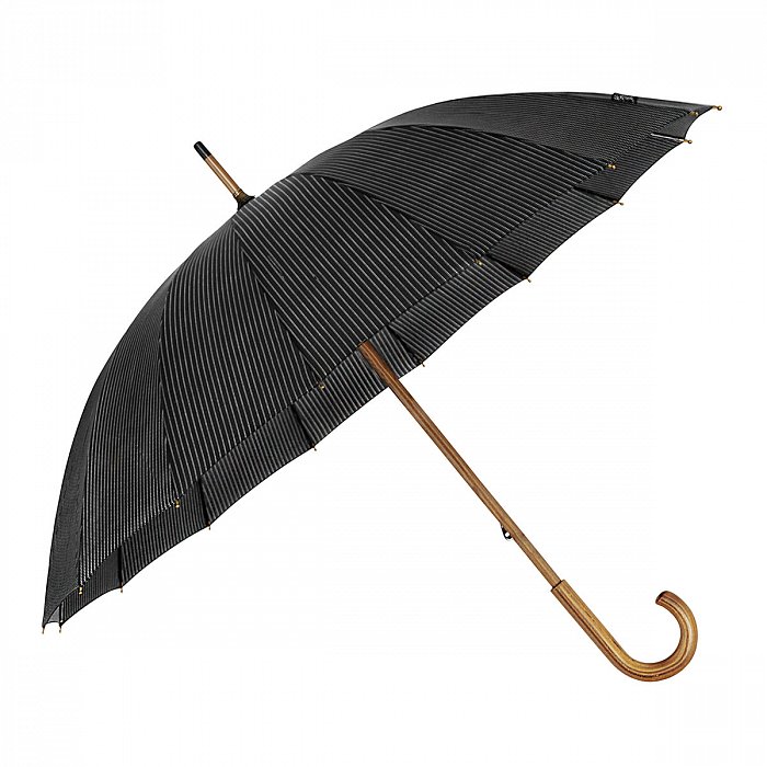 Pánský holový deštník ELEGANT, úzký proužek