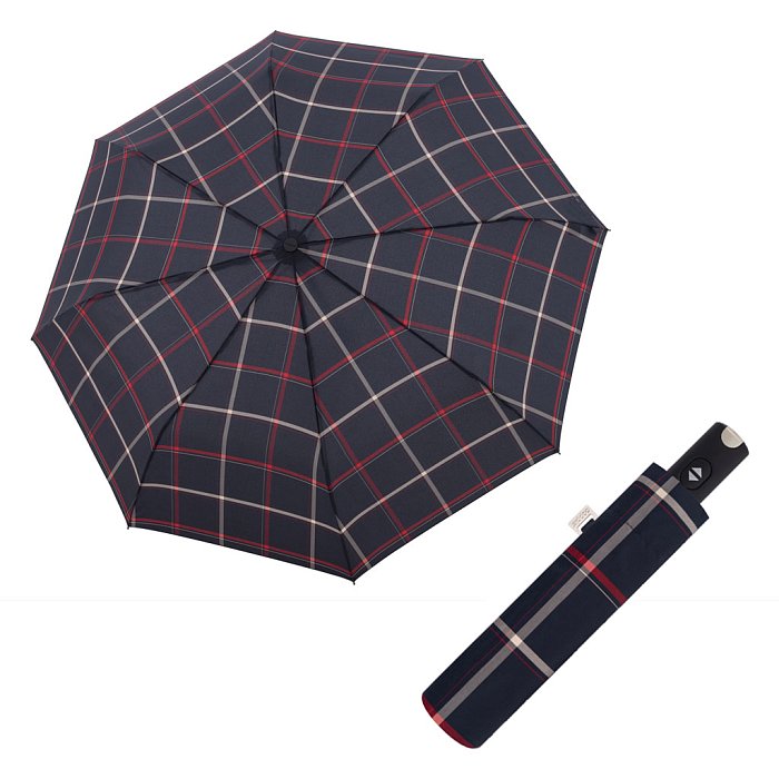 Doppler Magic Carbonsteel káro - dámský plně-automatický deštník vzor 15