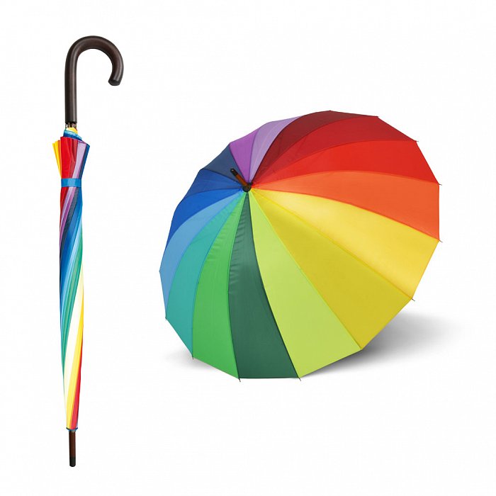 London Doppler Rainbow - holový duhový deštník