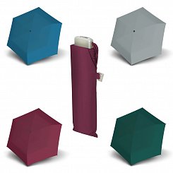 Doppler Mini Slim Carbonsteel - dámský plochý skládací deštník