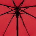 Skládací plně-automatický deštník Doppler Magic Carbonsteel - rukojeť, červený