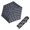 Dámský skládací deštník 	Doppler Mini Slim Carbonsteel GLOW - černý