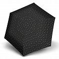 Knirps U.200 Medium Duomatic Rain Black - plně automatický deštník, otevřený