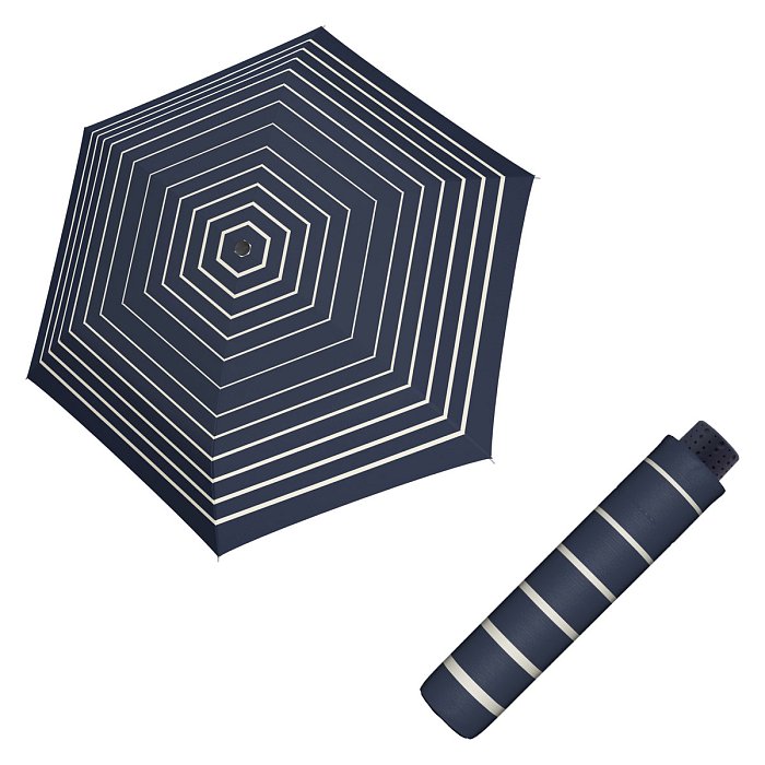 Doppler Havanna Fiber TIMELESS - dámský ultralehký mini deštník proužky