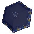 Doppler Havanna Fiber AFTERGLOW - dámský ultralehký mini deštník, modrý otevřený