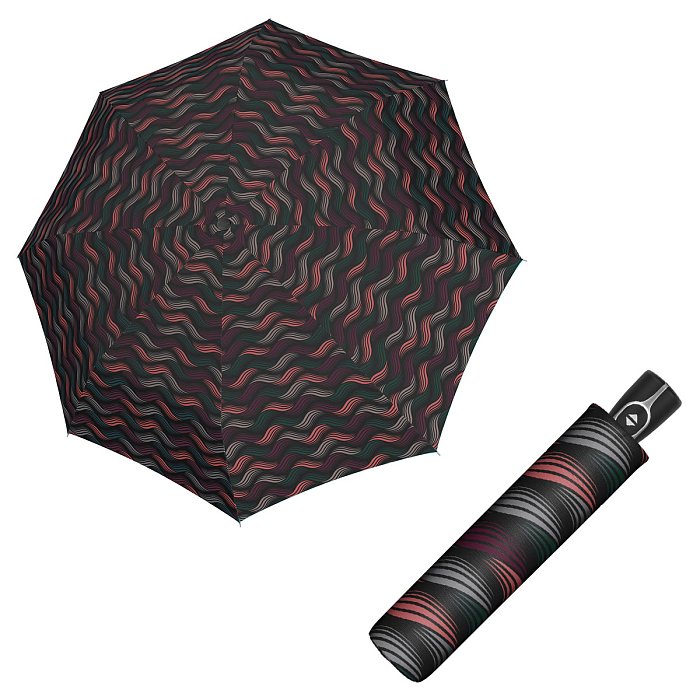 Doppler Magic Fiber GRAVITY - dámský skládací plně-automatický deštník, vínový